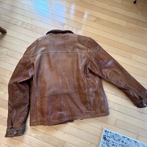 Men's Brown Leather Jacket